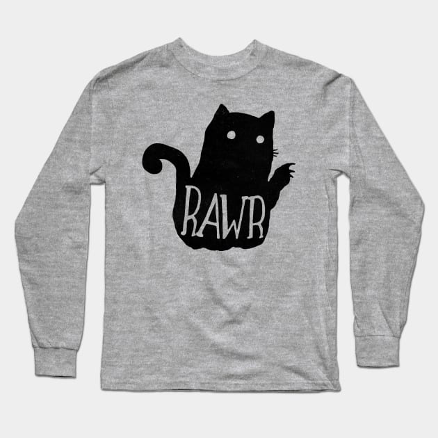 Rawr Long Sleeve T-Shirt by MaeveDuck